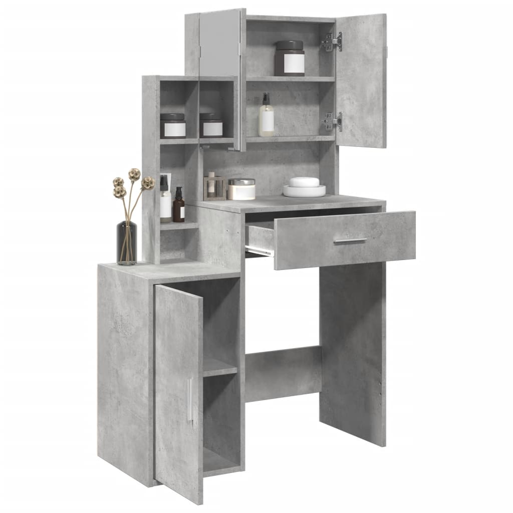 Dressing Table 80 X 35 X 132 Cm Engineered Wood