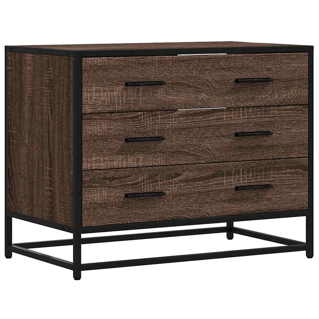Drawer Cabinet 70X41X56 Cm Engineered Wood