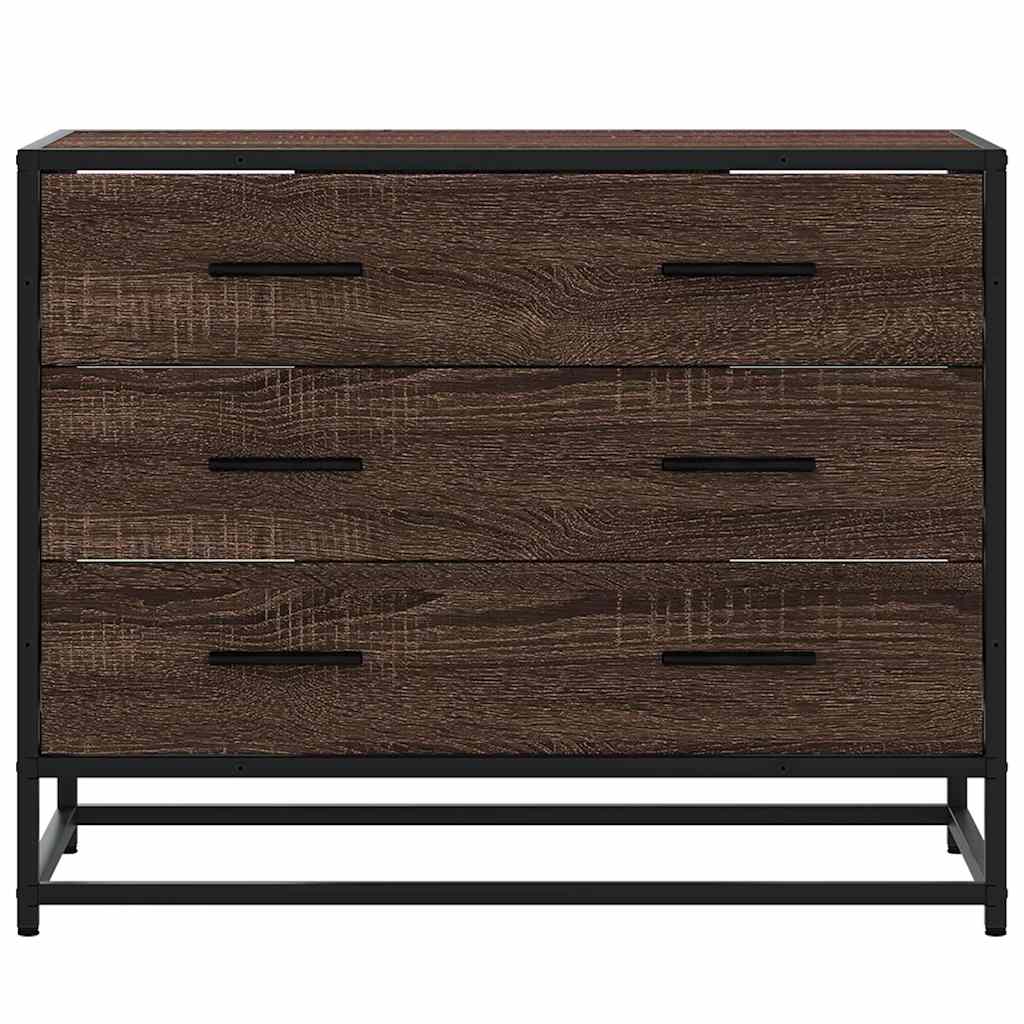 Drawer Cabinet 70X41X56 Cm Engineered Wood