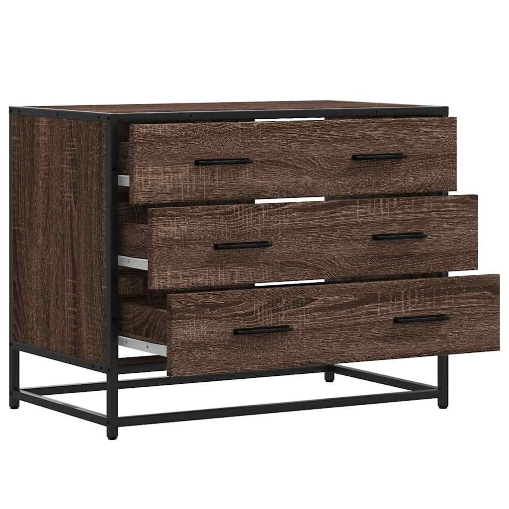 Drawer Cabinet 70X41X56 Cm Engineered Wood