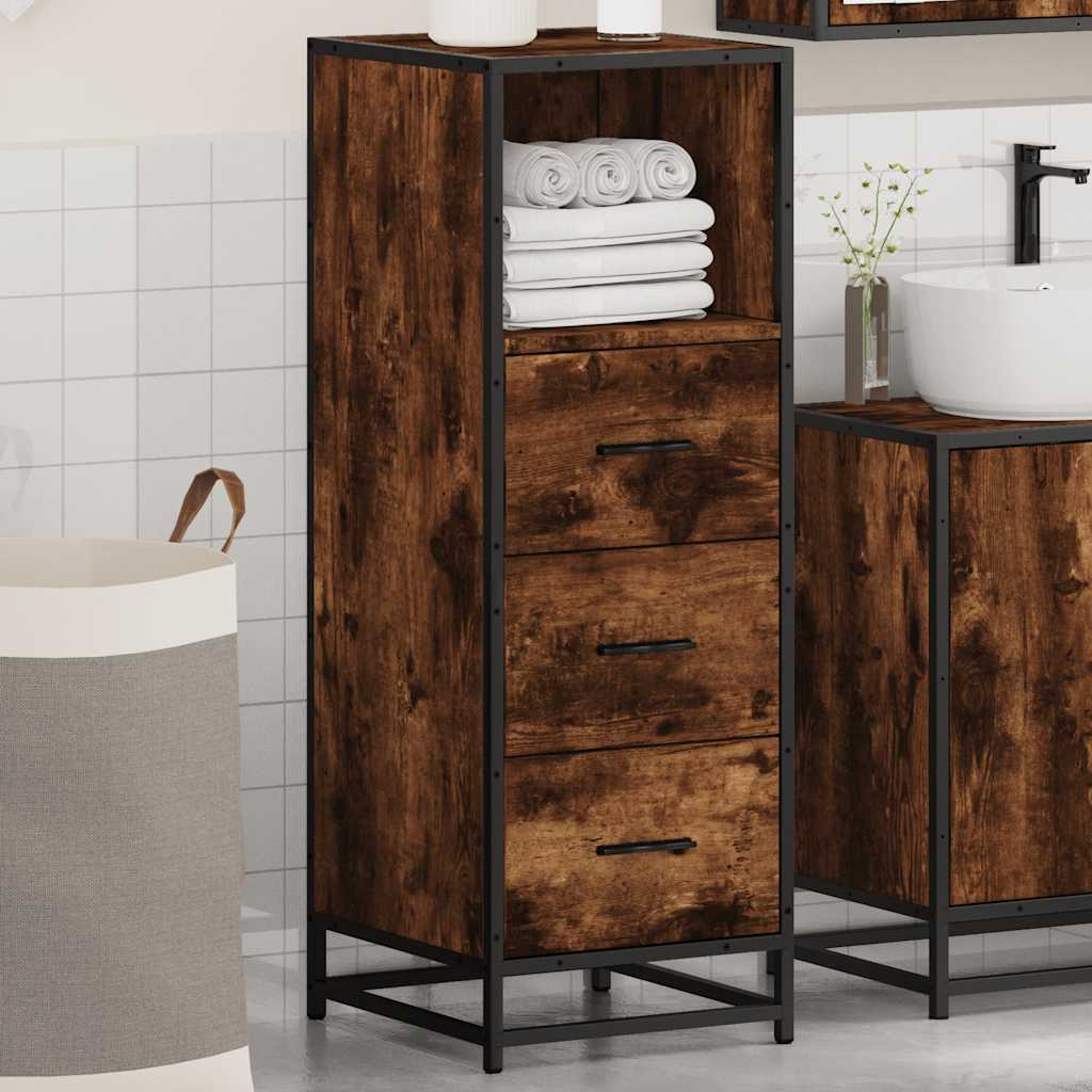 Bathroom Cabinet 35X37.5X100 Cm Engineered Wood