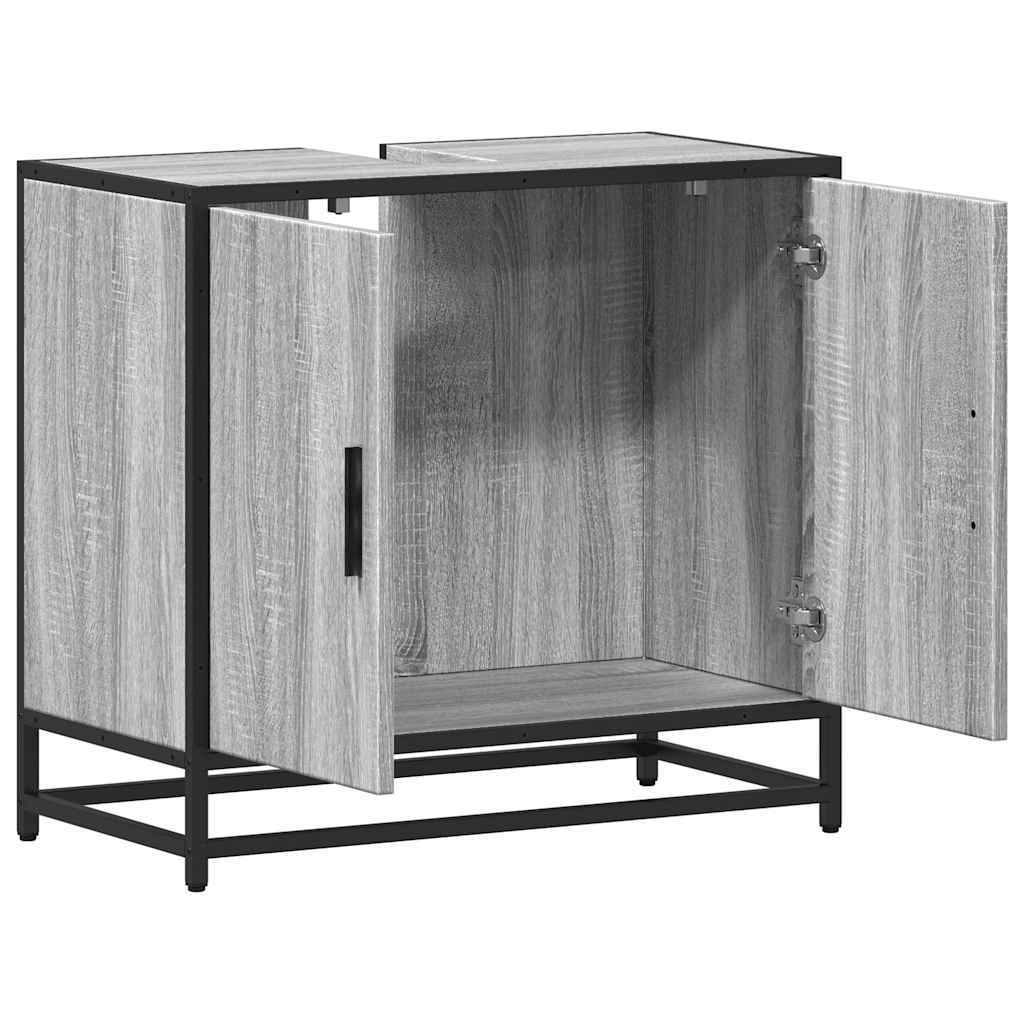 Bathroom Sink Cabinet 65X33X60 Cm Engineered Wood