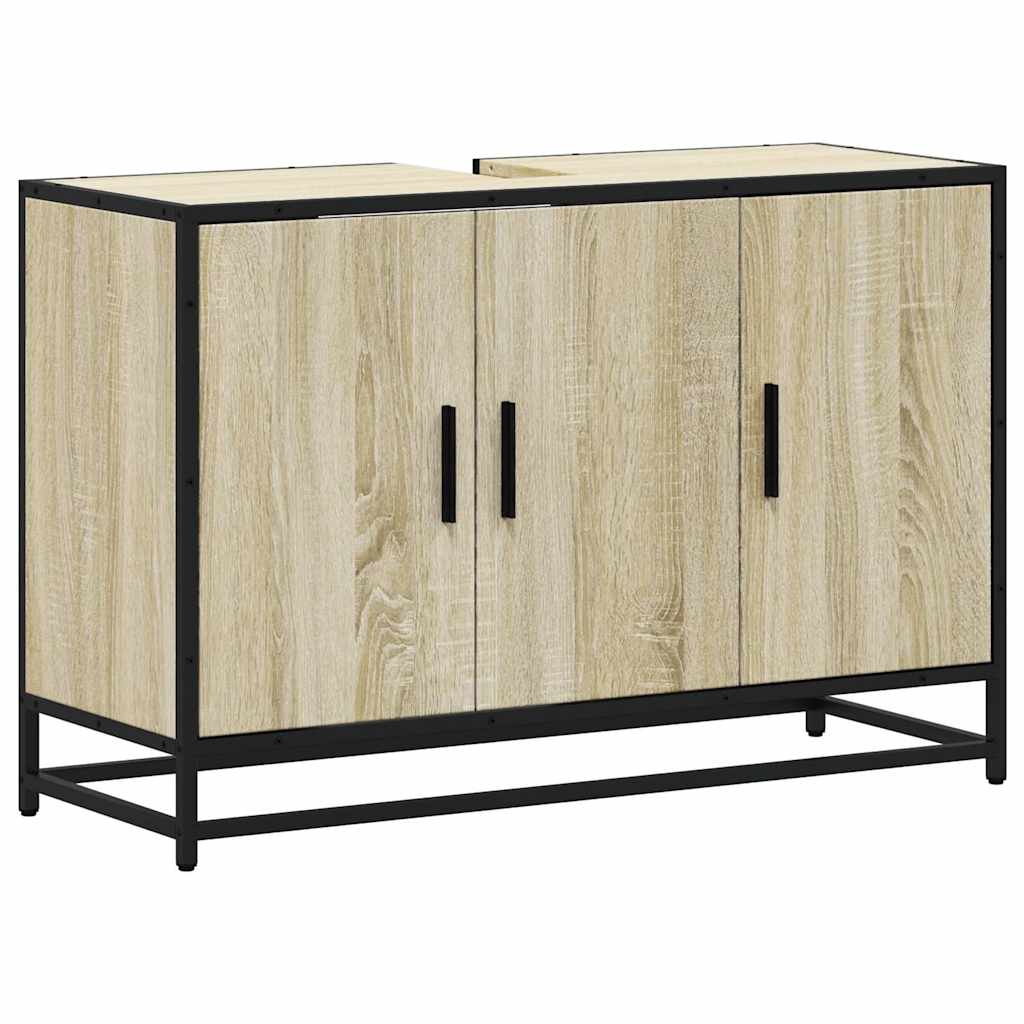 Bathroom Sink Cabinet 90X33X60 Cm Engineered Wood