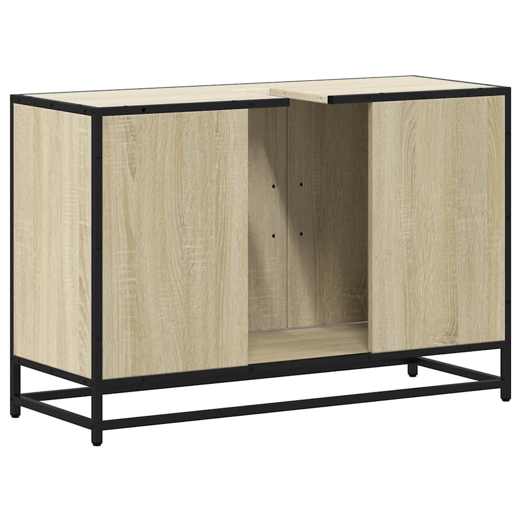 Bathroom Sink Cabinet 90X33X60 Cm Engineered Wood