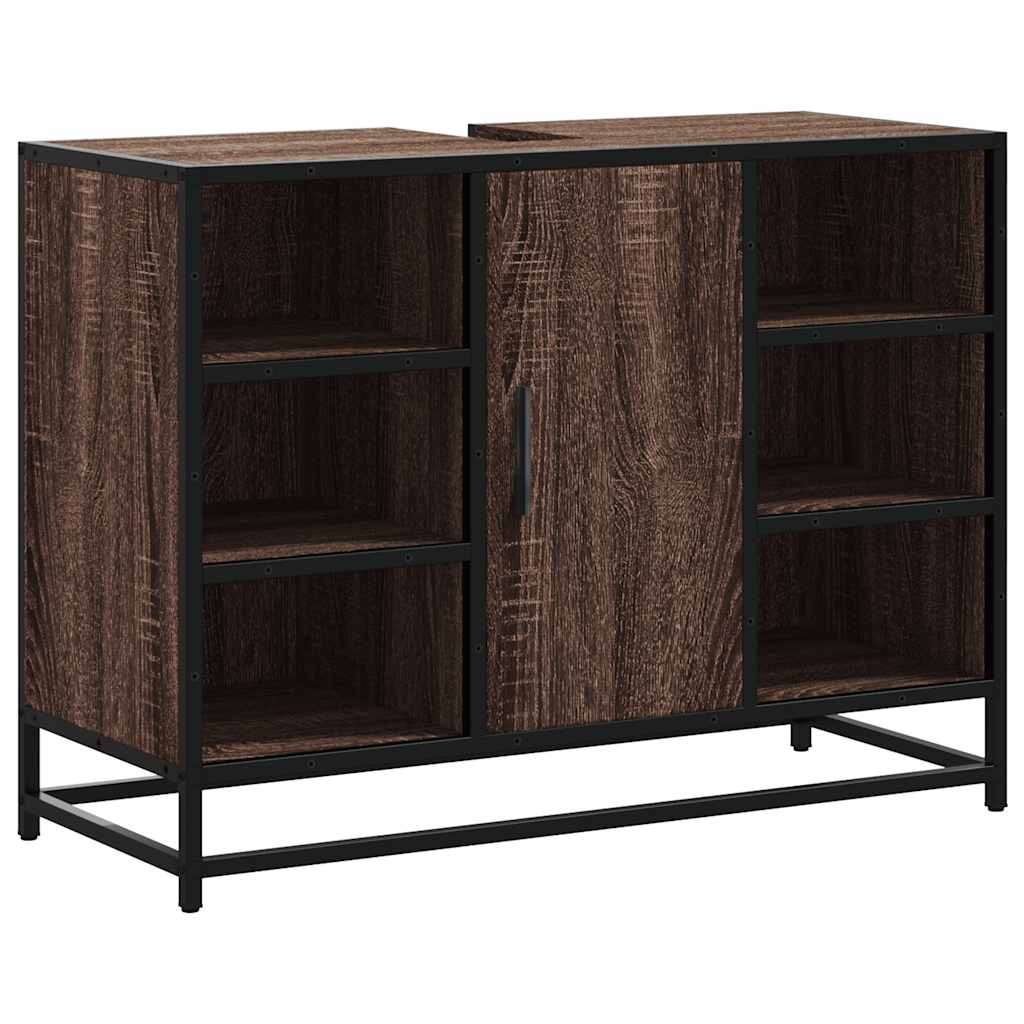 Bathroom Sink Cabinet 80X33X60 Cm Engineered Wood