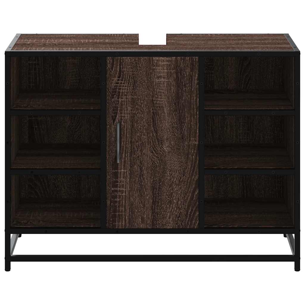Bathroom Sink Cabinet 80X33X60 Cm Engineered Wood