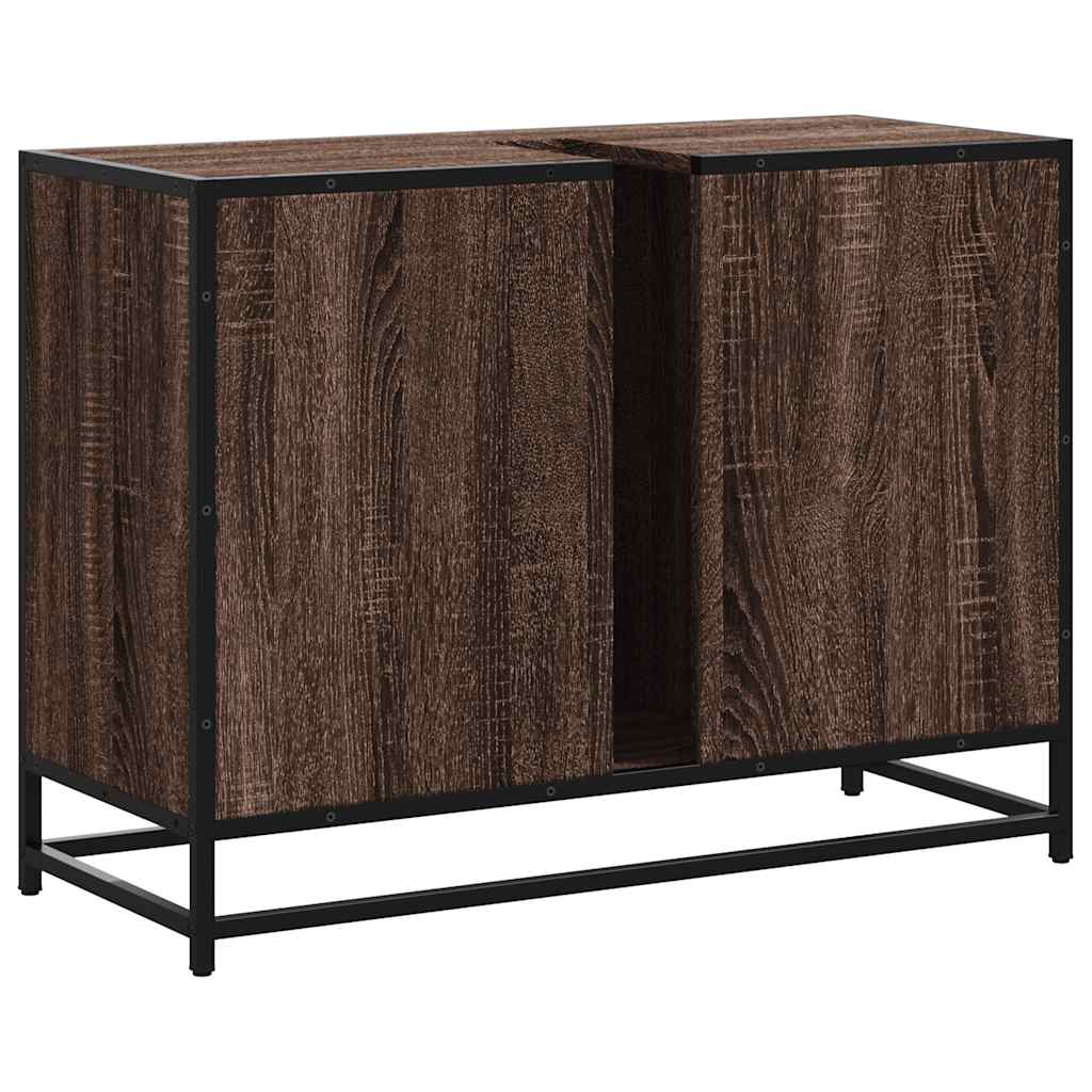 Bathroom Sink Cabinet 80X33X60 Cm Engineered Wood