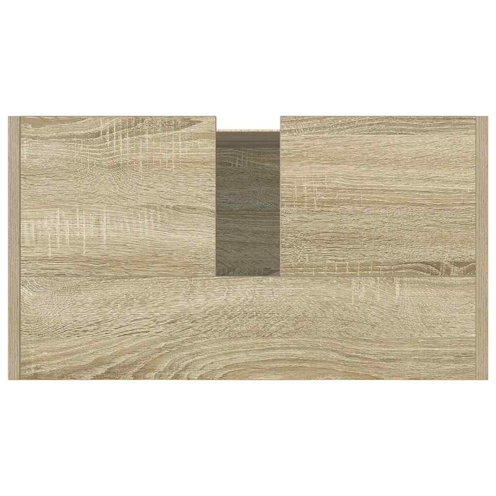 Bathroom Cabinet Sonoma Oak 58X33X60 Cm Engineered Wood