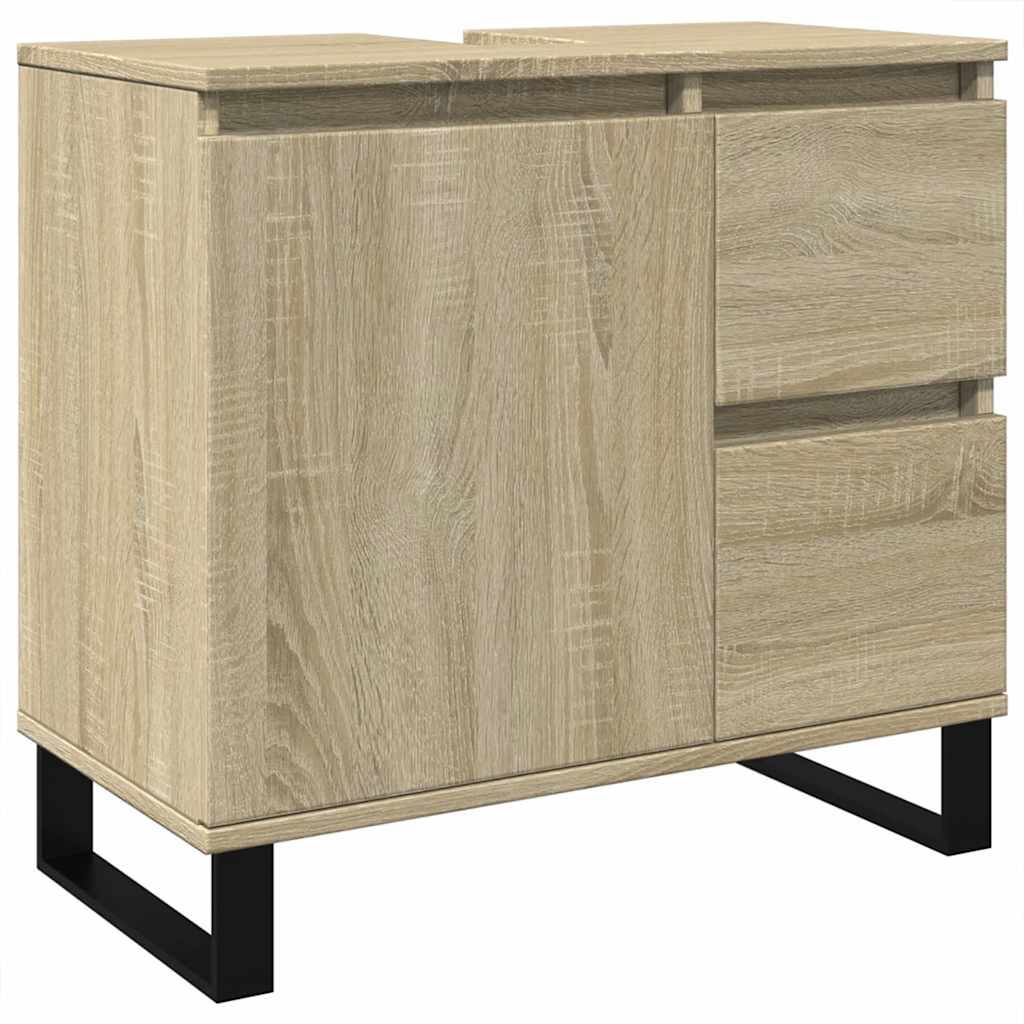 Bathroom Cabinet 65X33X60 Cm Engineered Wood
