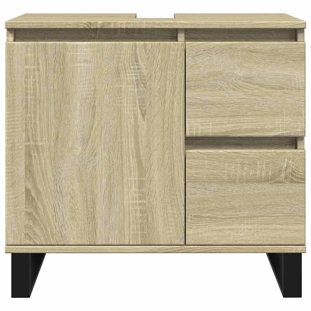 Bathroom Cabinet 65X33X60 Cm Engineered Wood