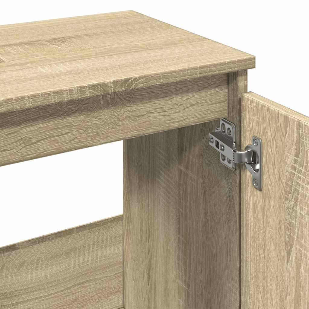 Bathroom Cabinet 65X33X60 Cm Engineered Wood