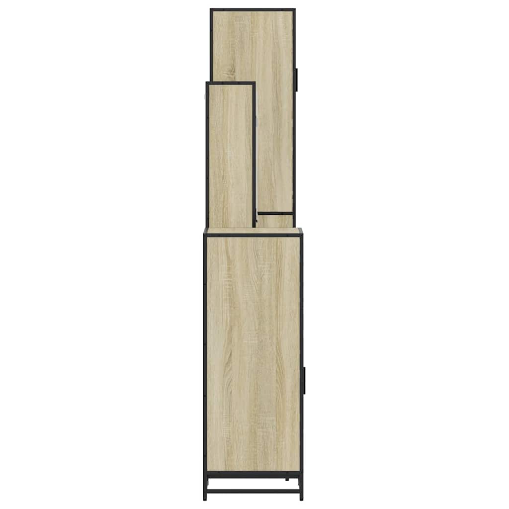 4 Piece Bathroom Furniture Set Engineered Wood