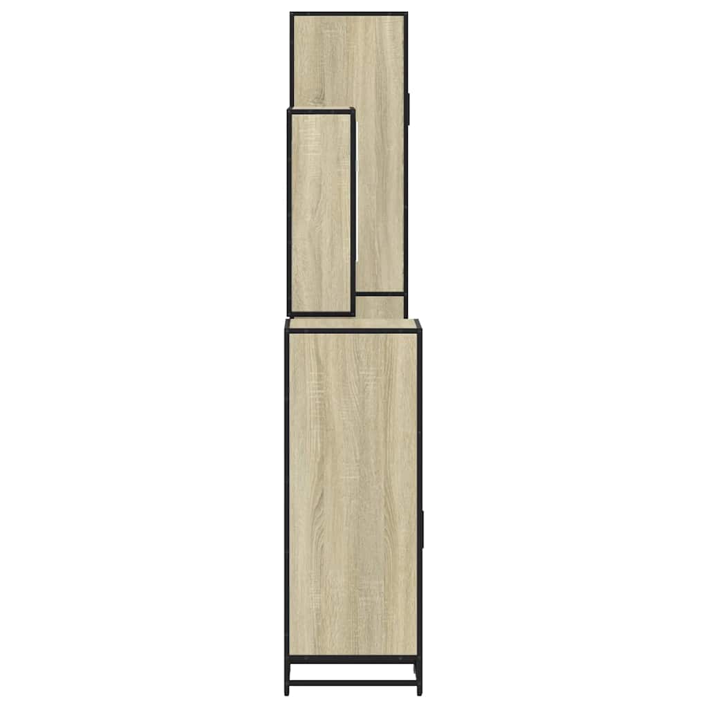 4 Piece Bathroom Furniture Set Engineered Wood