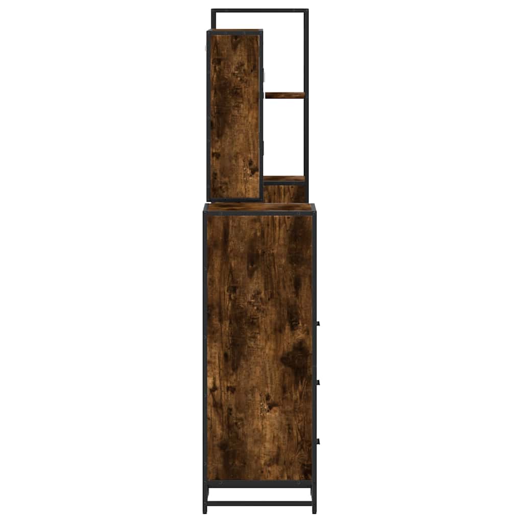 4 Piece Bathroom Furniture Set Engineered Wood