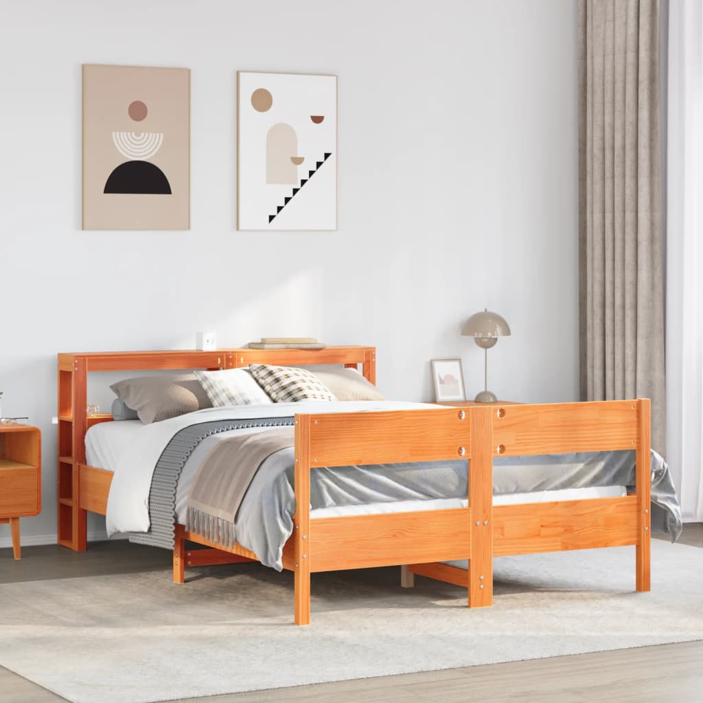 Bed Frame Without Mattress Small Single Solid Wood Pine