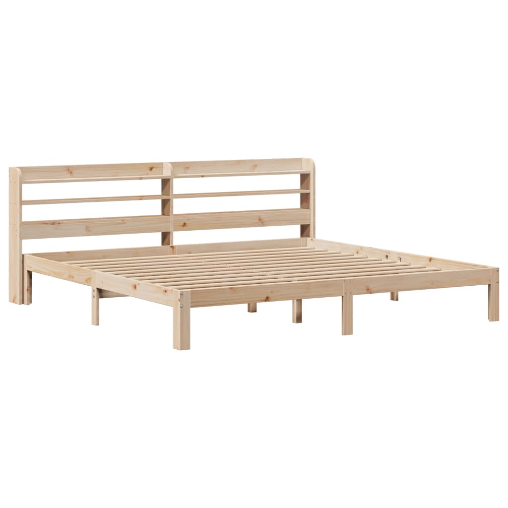 Bed Frame With Headboard Without Mattress Super King