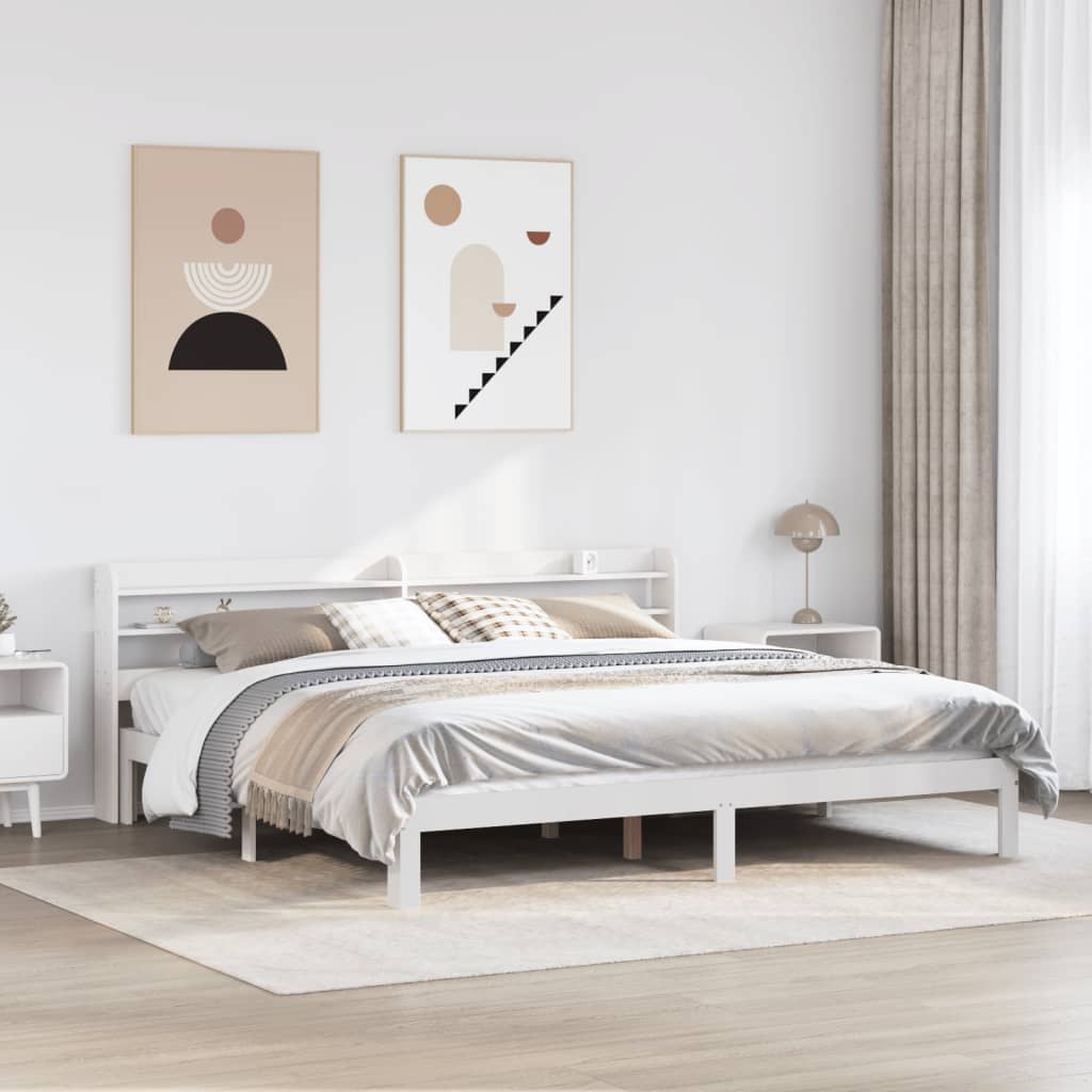 Bed Frame With Headboard Without Mattress Super King