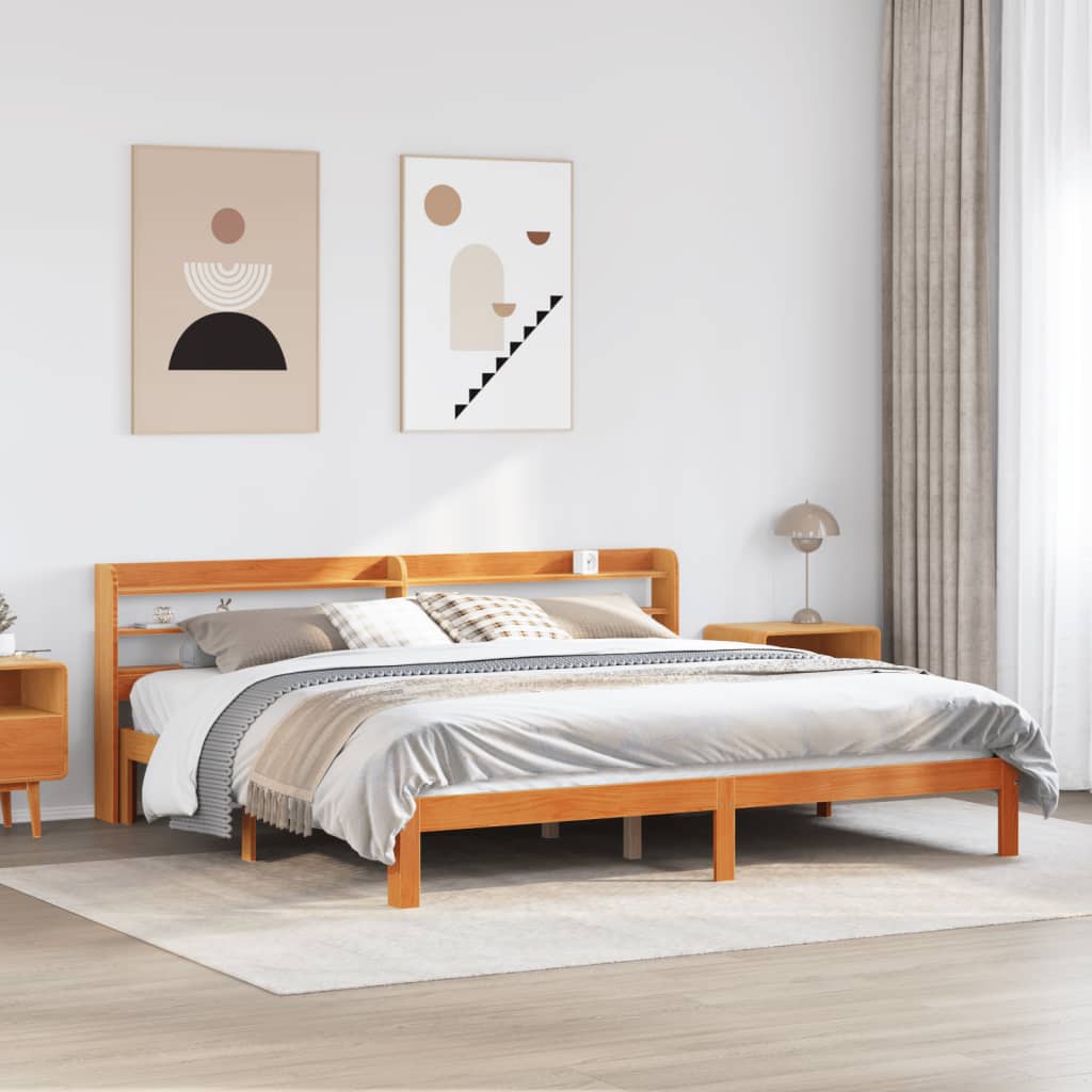 Bed Frame With Headboard Without Mattress Super King