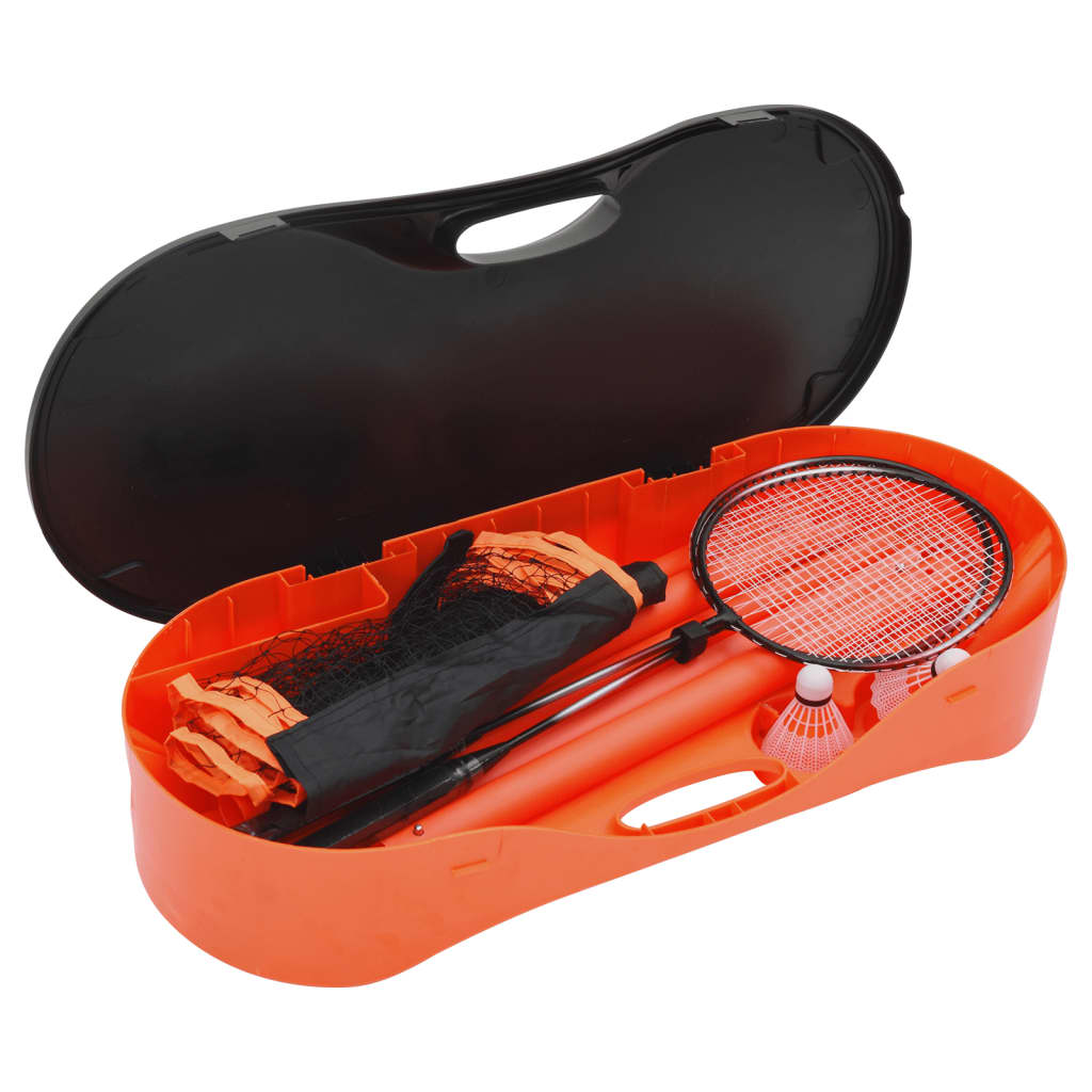 Badminton Set With 2 Rackets. Net & Storage Case 292X30X152 Cm