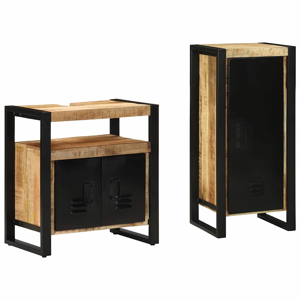 Bathroom Furniture Set 2 Pcs Multicolour