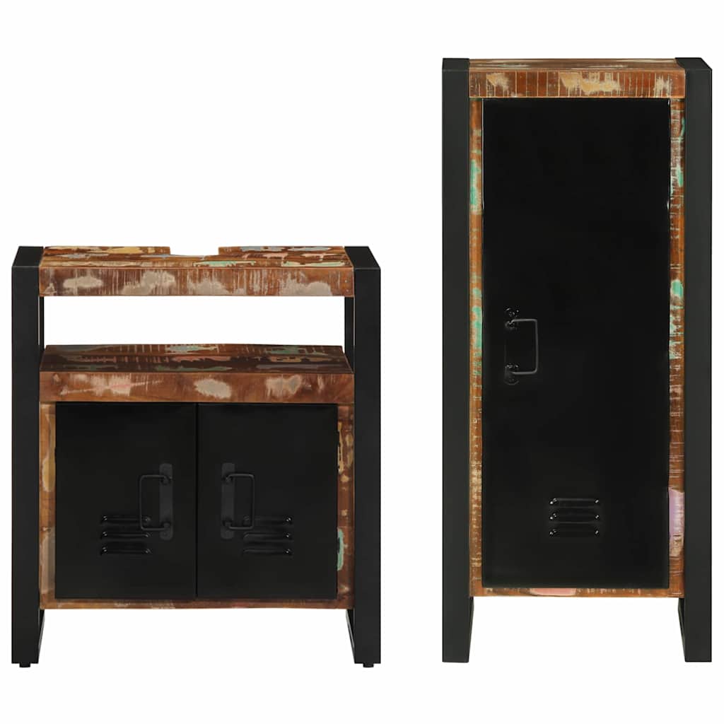 Bathroom Furniture Set 2 Pcs Multicolour