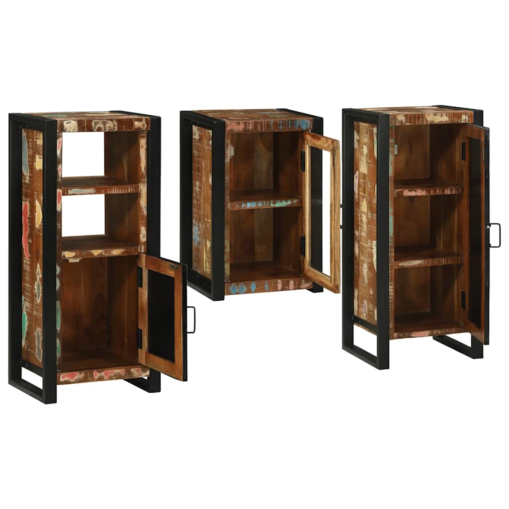 Bathroom Furniture Set 3 Pcs Multicolour Solid