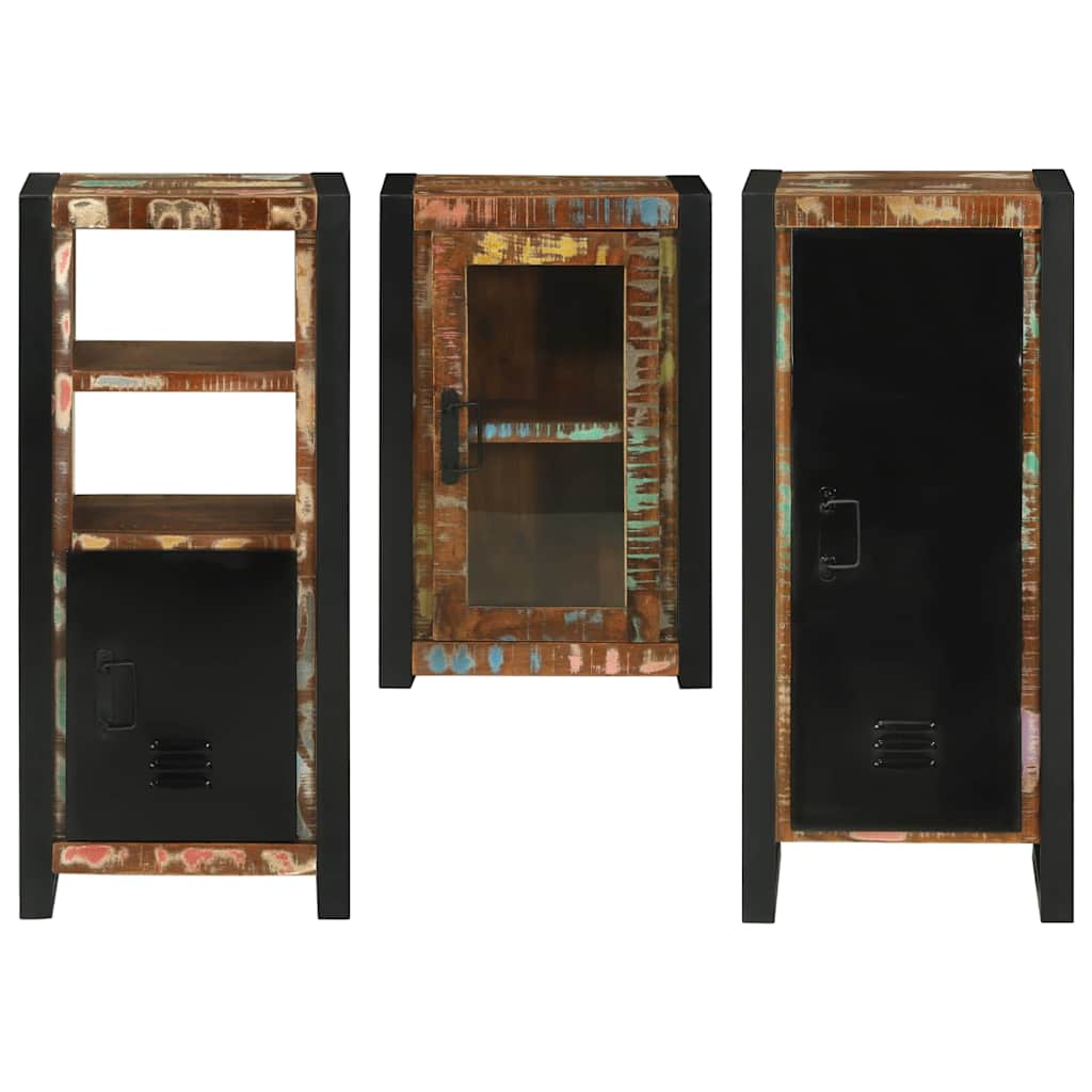 Bathroom Furniture Set 3 Pcs Multicolour Solid