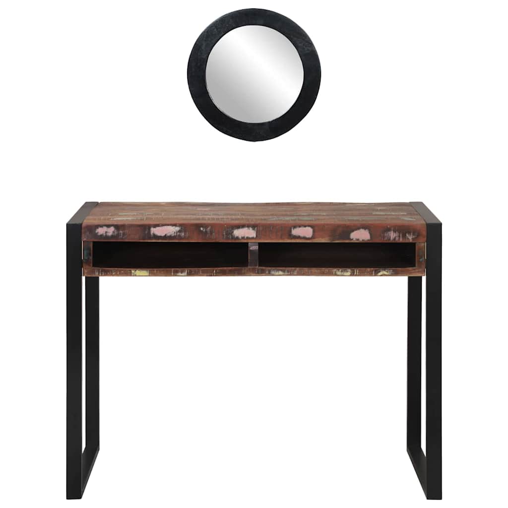 Dressing Table Multicolour 100 X 50 X 75 Cm Solid Reclaim Wood