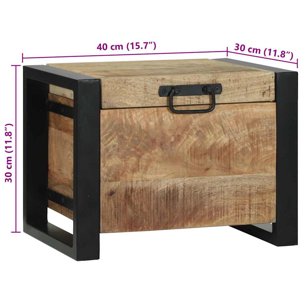 Storage Chests Brown Solid Mango Wood
