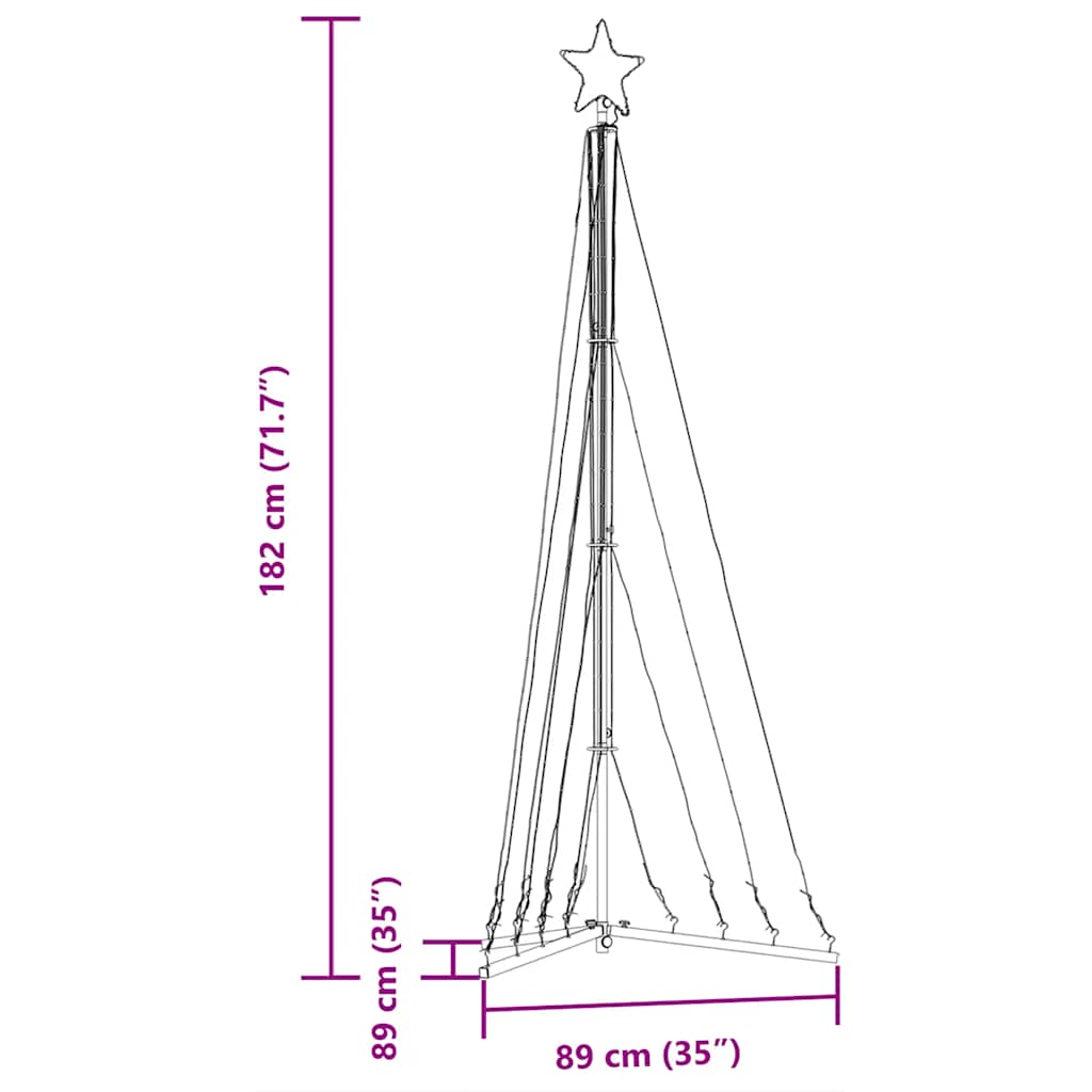 Led Christmas Tree 339 Leds