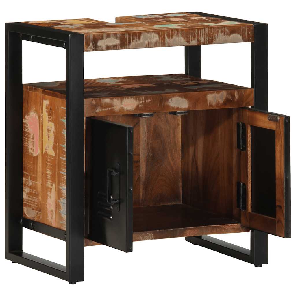 Bathroom Sink Cabinet 55X35X60 Cm Solid Wood Reclaimed