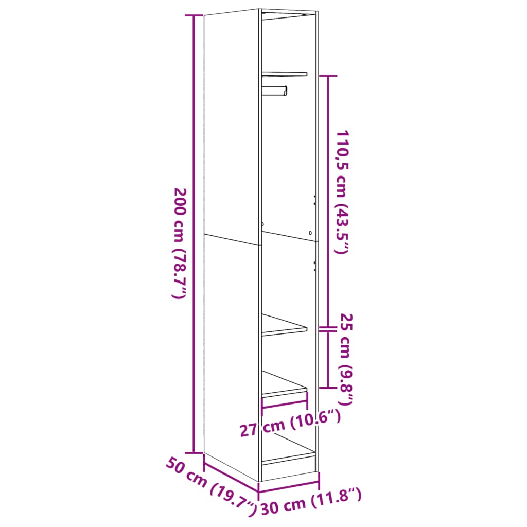Wardrobe Engineered Wood