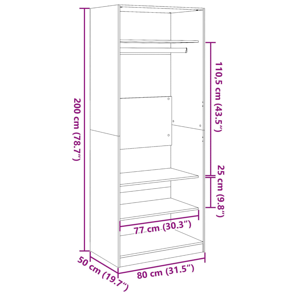 Wardrobe Engineered Wood