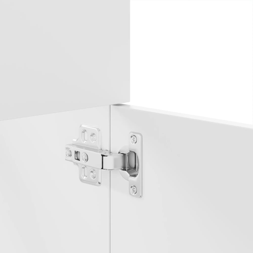 3 Piece Bathroom Furniture Set Engineered Wood