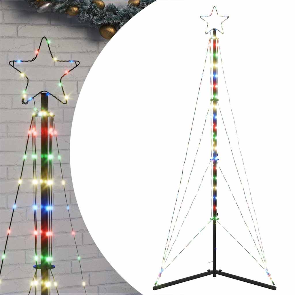 Led Christmas Tree 363 Leds Colorful 182 Cm