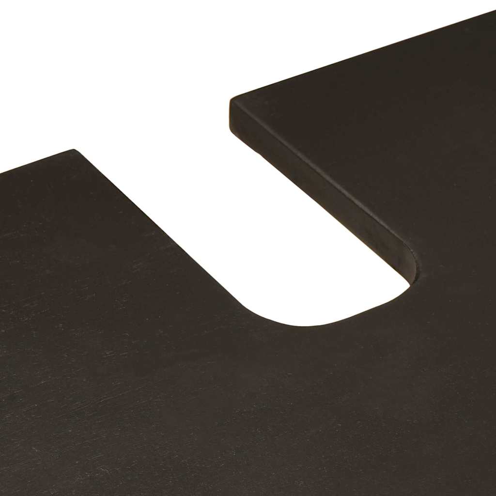 Bathroom Furniture Sets 4 Pcs Black And Gold 38 X 33 X 160 Cm