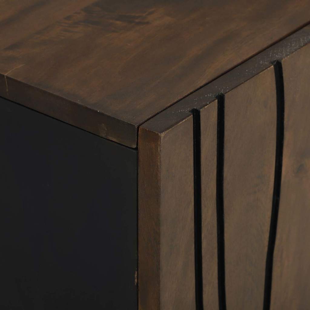 Bathroom Furniture Set 3 Pcs Walnut Brown 38 X 33 X 160 Cm
