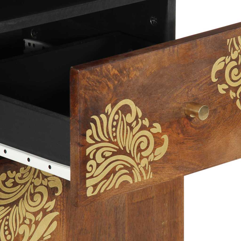 Bathroom Furniture Set Wall-Mounted 3 Pcs Brown 62 X 33 X 58 Cm