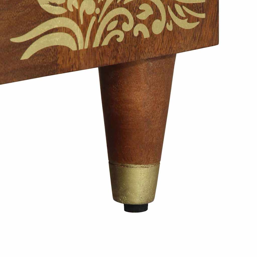 Bathroom Furniture Set Wall-Mounted 3 Pcs Brown 62 X 33 X 58 Cm