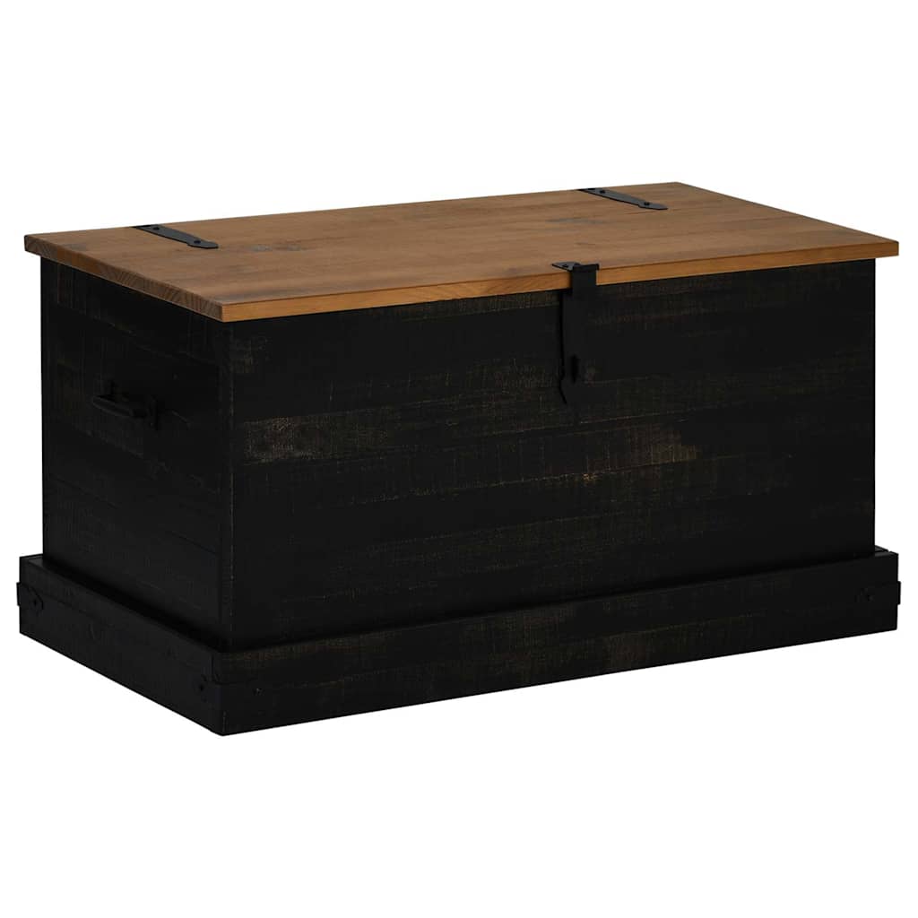 Storage Chest Halden 91X48X47 Cm Solid Wood Pine