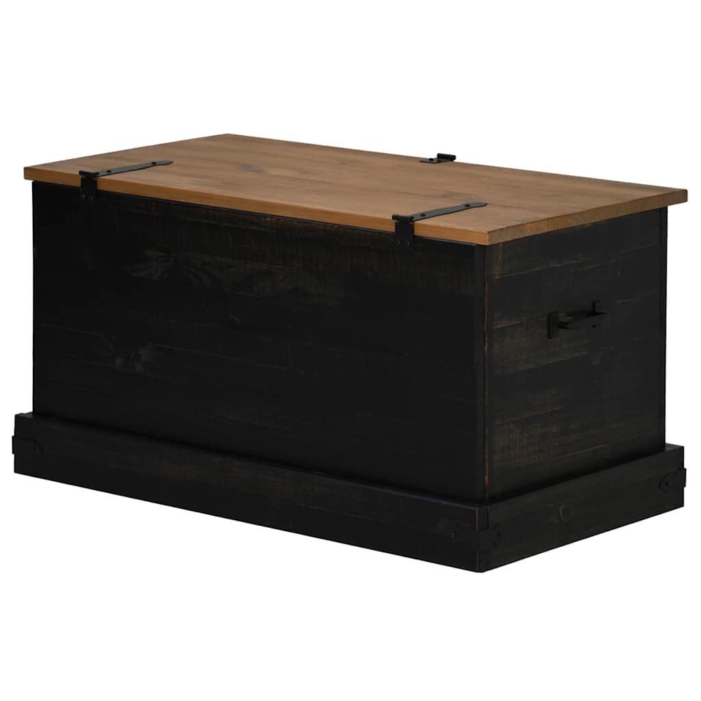 Storage Chest Halden 91X48X47 Cm Solid Wood Pine