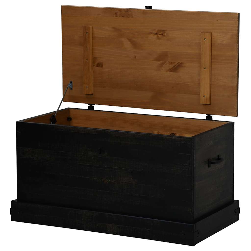 Storage Chest Halden 91X48X47 Cm Solid Wood Pine