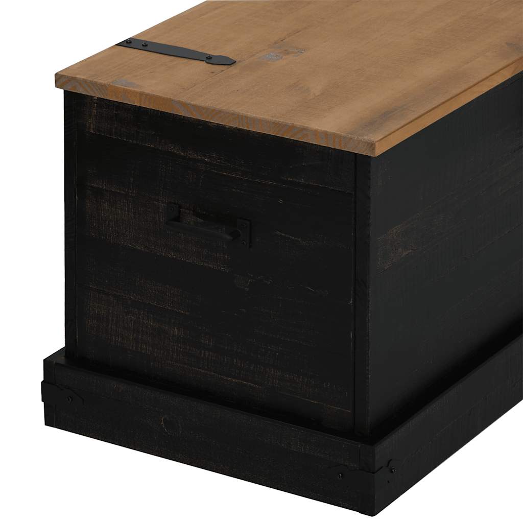 Storage Chest Halden 91X48X47 Cm Solid Wood Pine