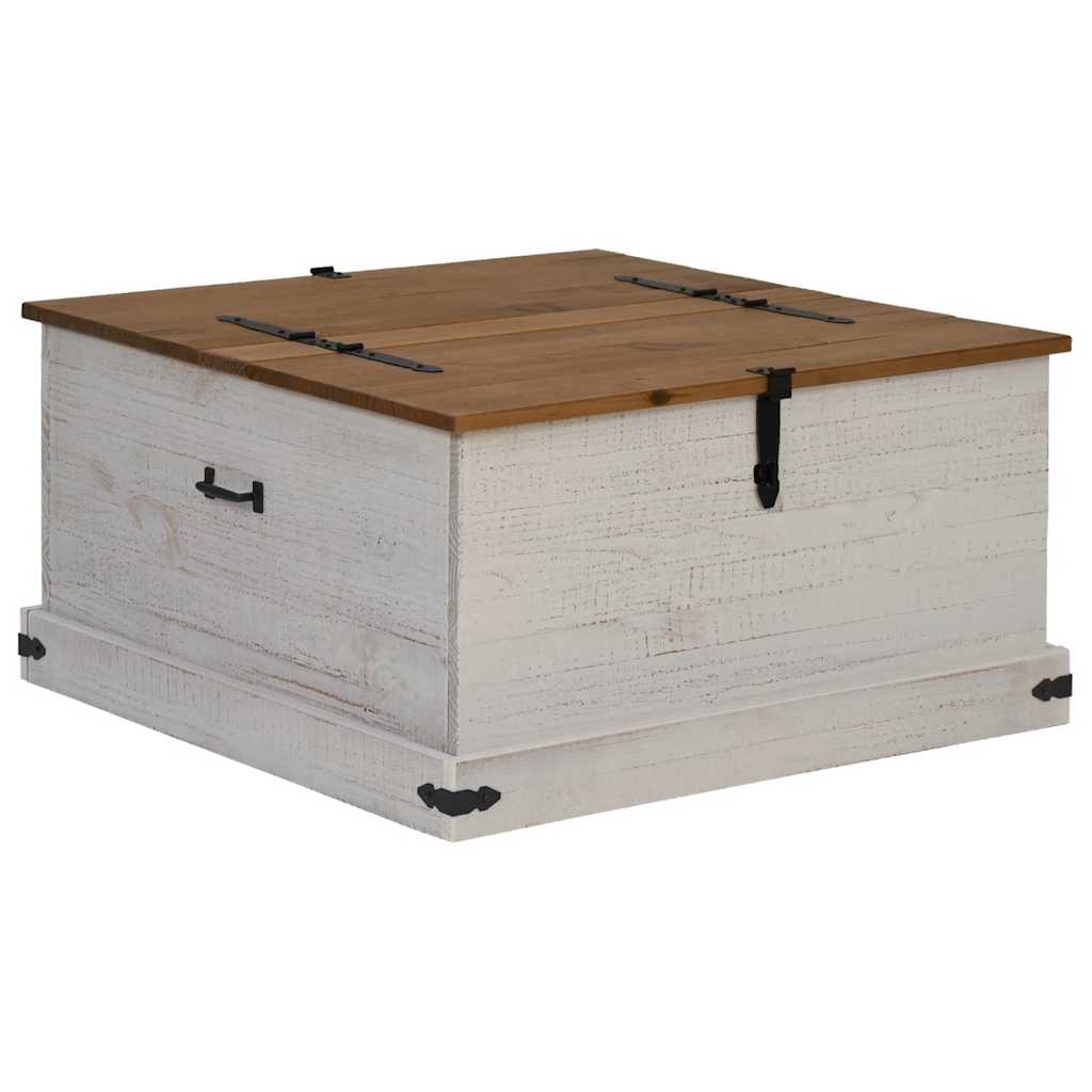 Storage Chest Halden 91X91X47 Cm Solid Wood Pine