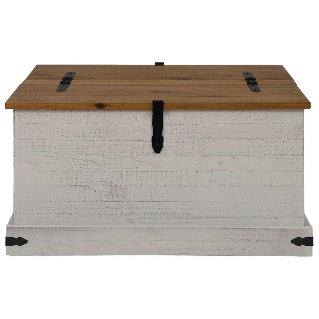 Storage Chest Halden 91X91X47 Cm Solid Wood Pine