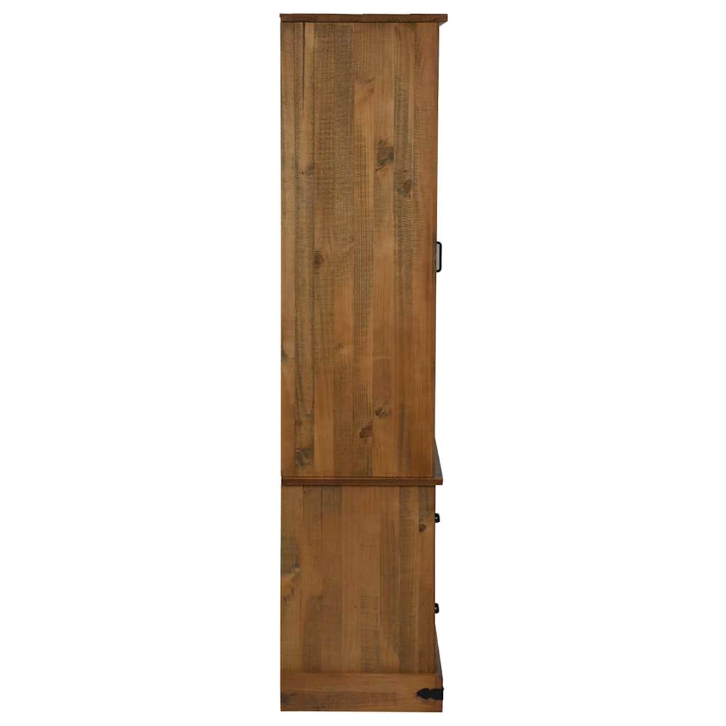 Wine Cabinet Halden With Wine Racks And Sliding Door Pine