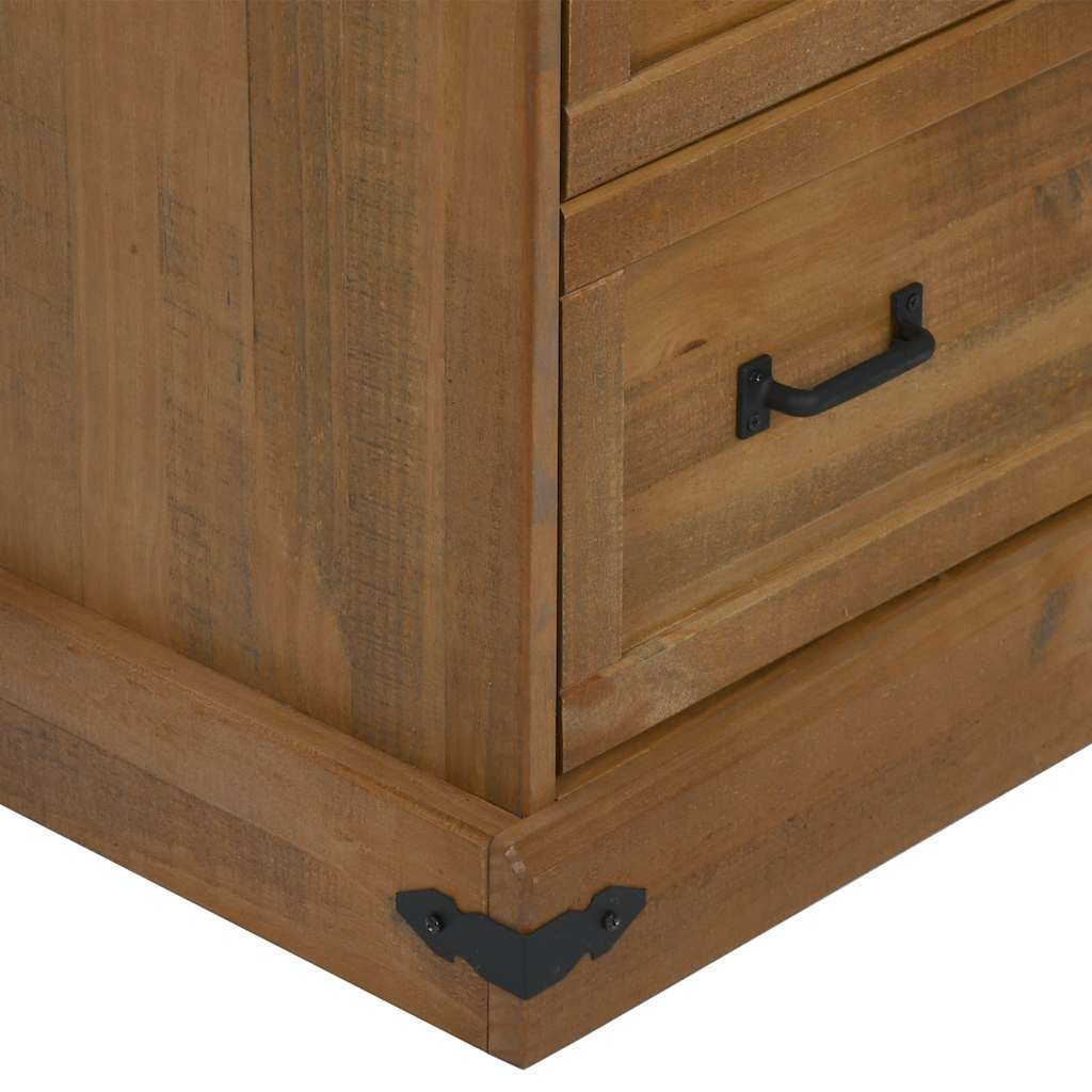 Wine Cabinet Halden With Wine Racks And Sliding Door Pine