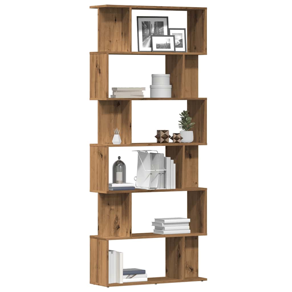 Bookcase 80X24X190.5 Cm Engineered Wood