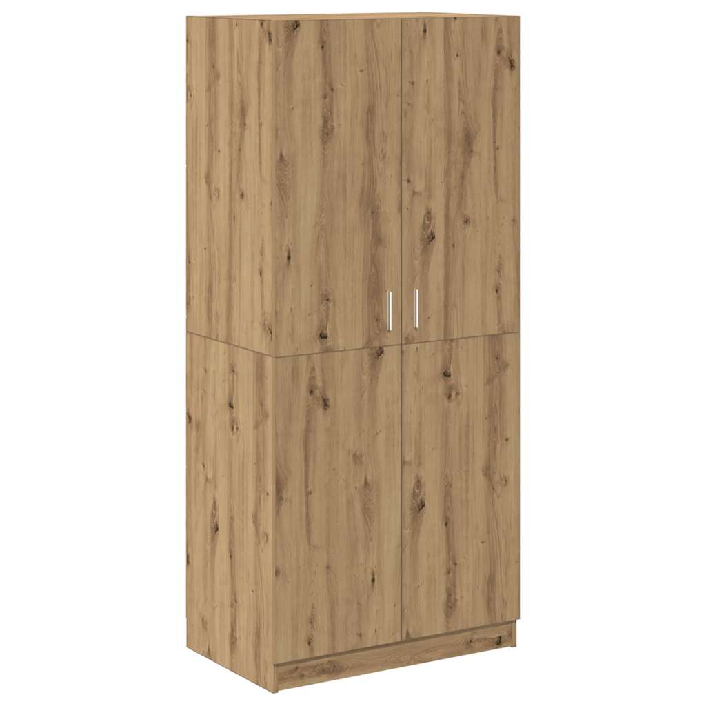 Wardrobe 80X52X180 Cm Engineered Wood