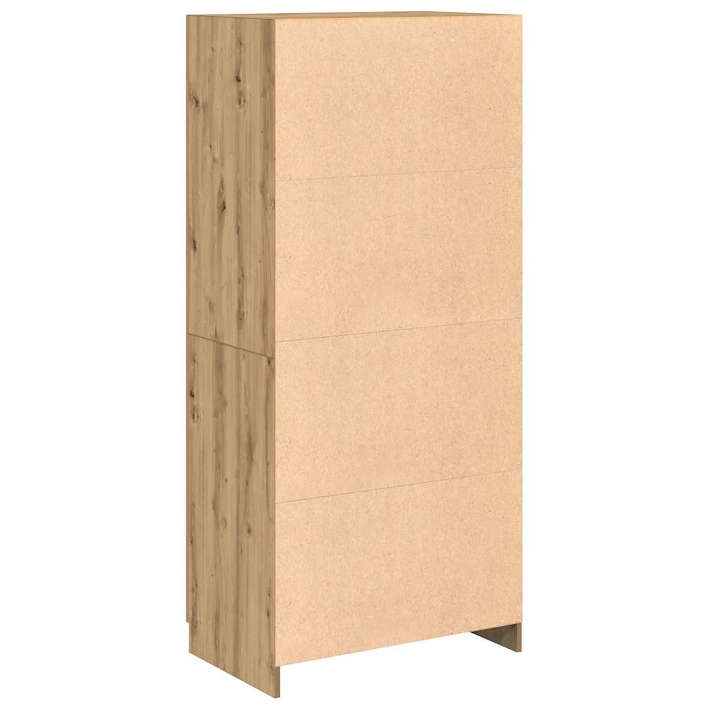 Wardrobe 80X52X180 Cm Engineered Wood